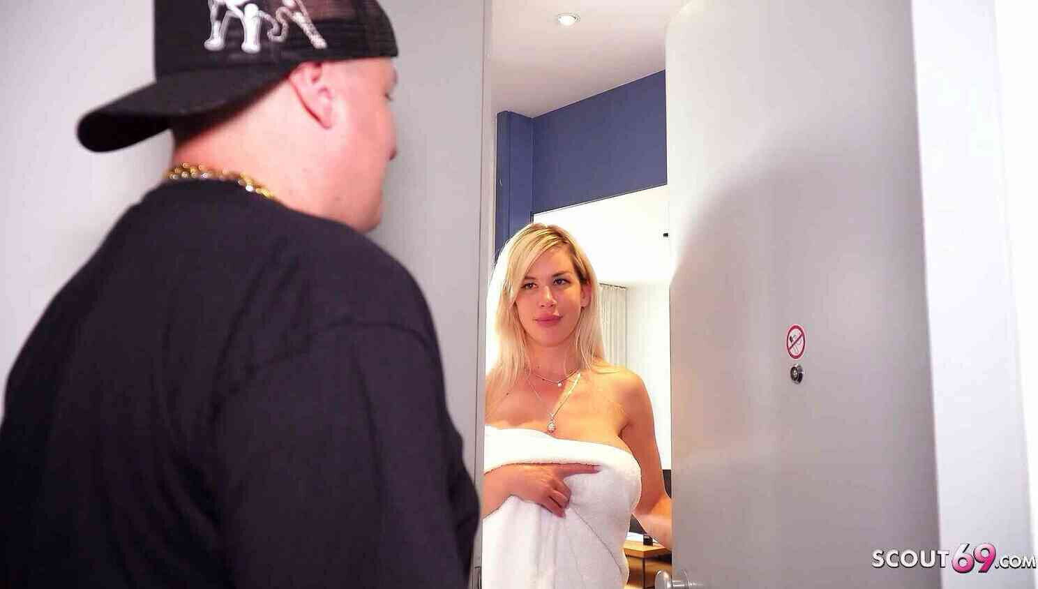 TINY DICK LANDLORD SEDUCES GERMAN HOOKER WITHOUT CONDOM