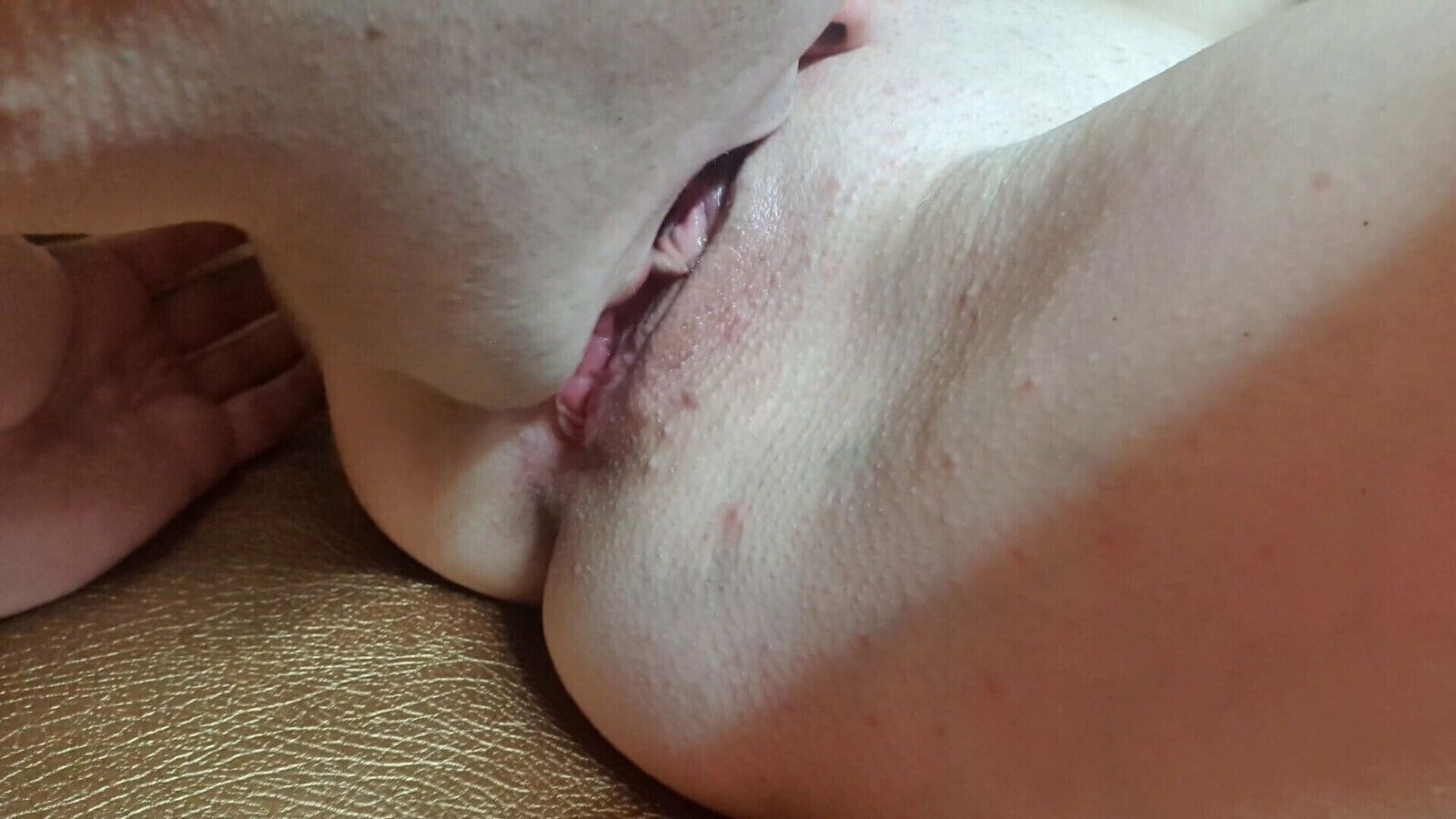 Licked pussy young stepsister