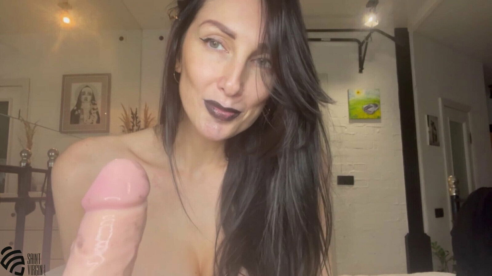 milf. Black lips. Blowjob. Cumshot