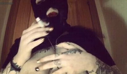 Masked Fetish Smoking Fetish