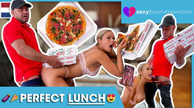 fuck delivery while eating pizza! SEXYBUURVROUW.com