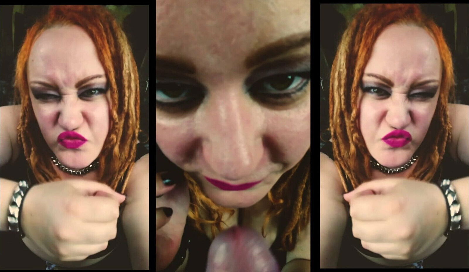 Talking Boyfriend phone while sucks