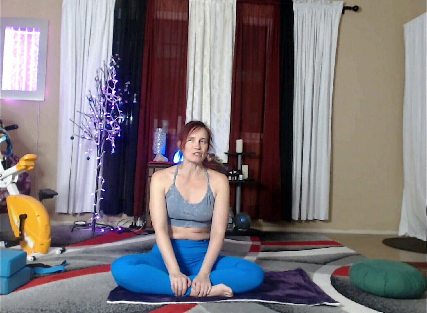 Stretching with Aurora Willows