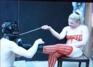 stooge must honor the feet of his MISTRESS