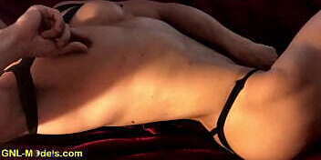 Hot Asian guy 6 pack and pecs selfs worships and jerk