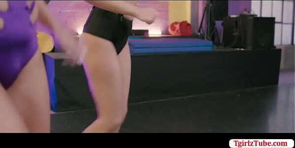 Busty fucked shemale buddy