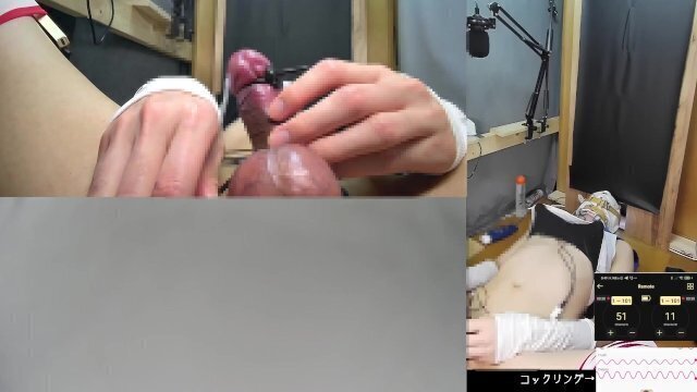 配信動画　射精禁止でフリーダムオナニー　皆様に遠隔操作で遊んでもらいます②,島風コス,女装,2021-09-16_2