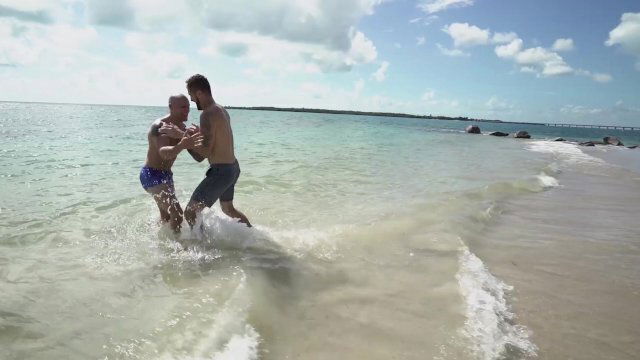 GAYWIRE Stacked Hunks Trevor Laster Wesley Woods Bumping Uglies