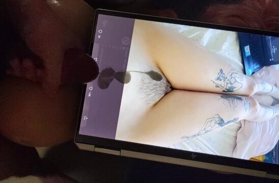 Rough Fuck With Sexy While Watching Hentai (Cumshot