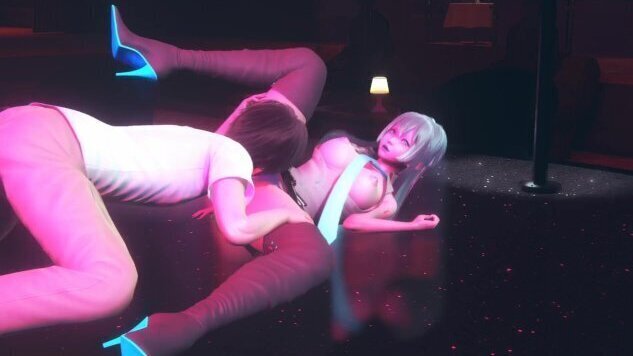 Vocaloid: Miku Hatsune Double penetration + double cum inside