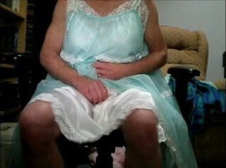 ANOTHER GOOD SQUIRT IN MY SLIP & NIGHTIE