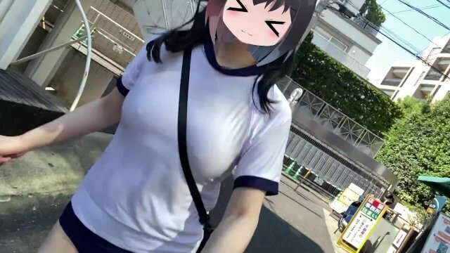 【ノーブラランニング】巨乳体操着とブルマでおもちゃ装着💖して原宿の人混みを疾走してみたら、人が多すぎてまさかの結末に…