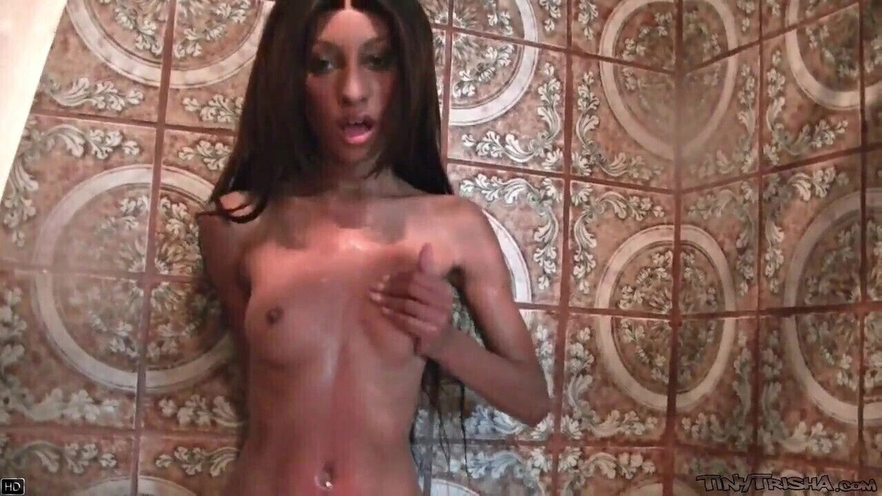 Tiny Trisha show her perfect pussy