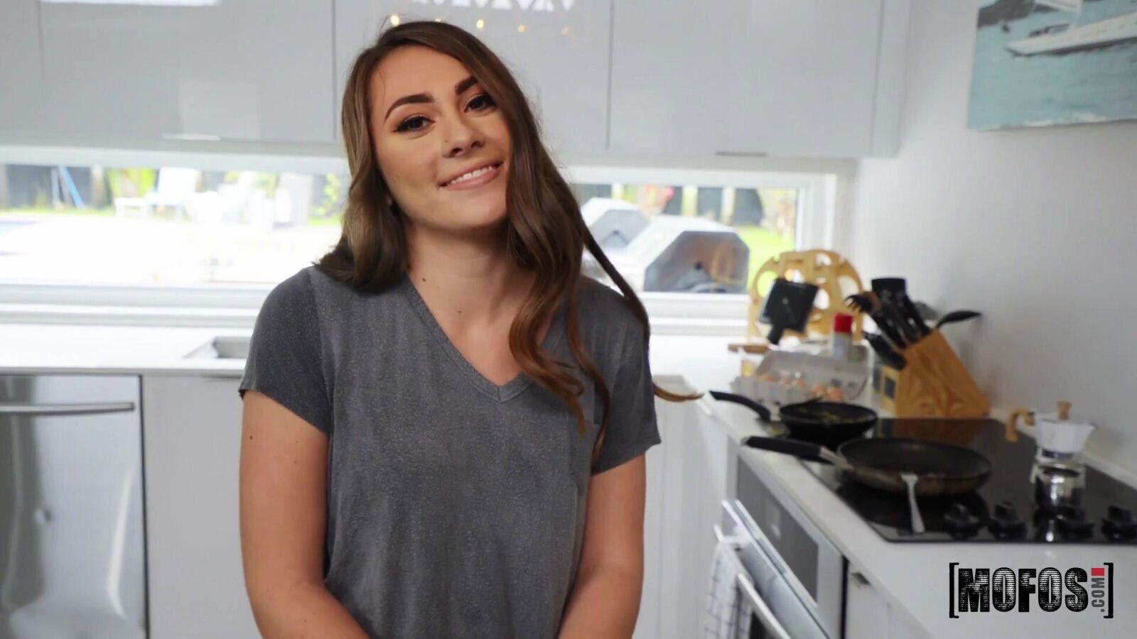 Poing view copulating with MacKenzie Mace