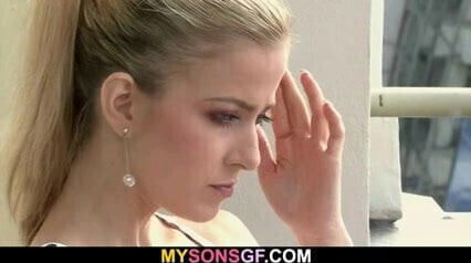 Lovely blonde seduces hung stepdad