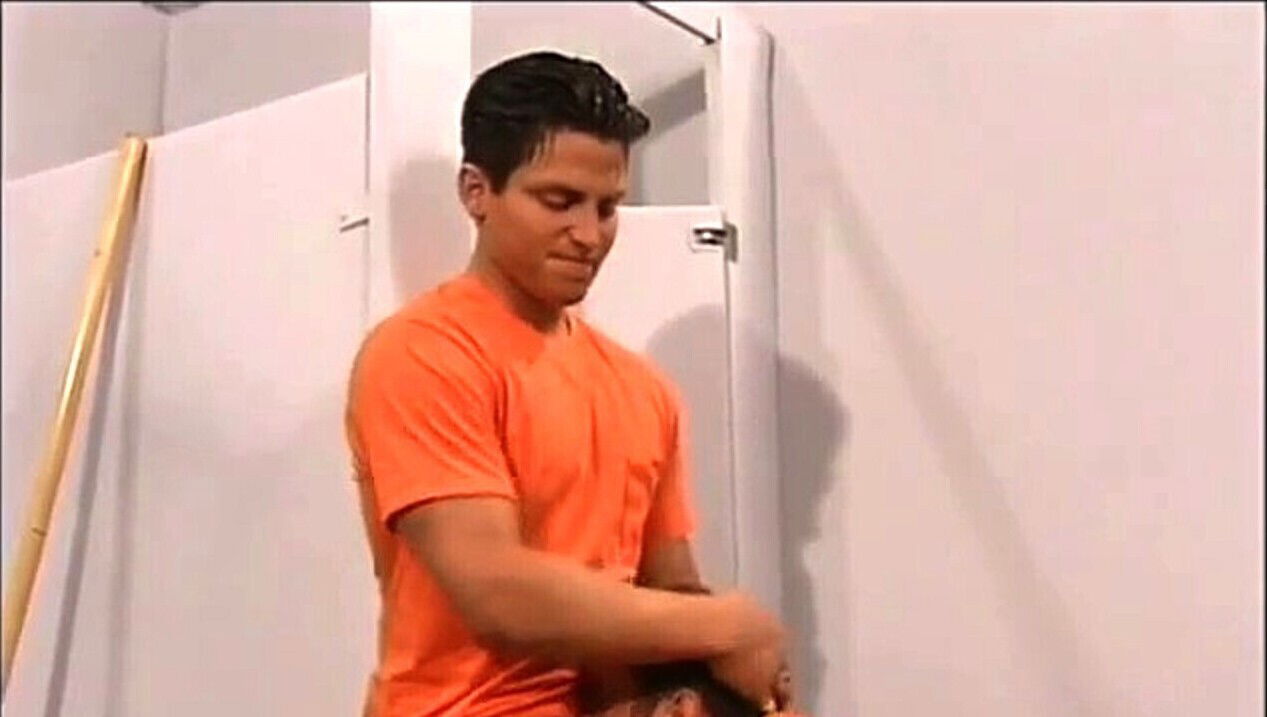 Vintage hunk, blowjob, retro klasika