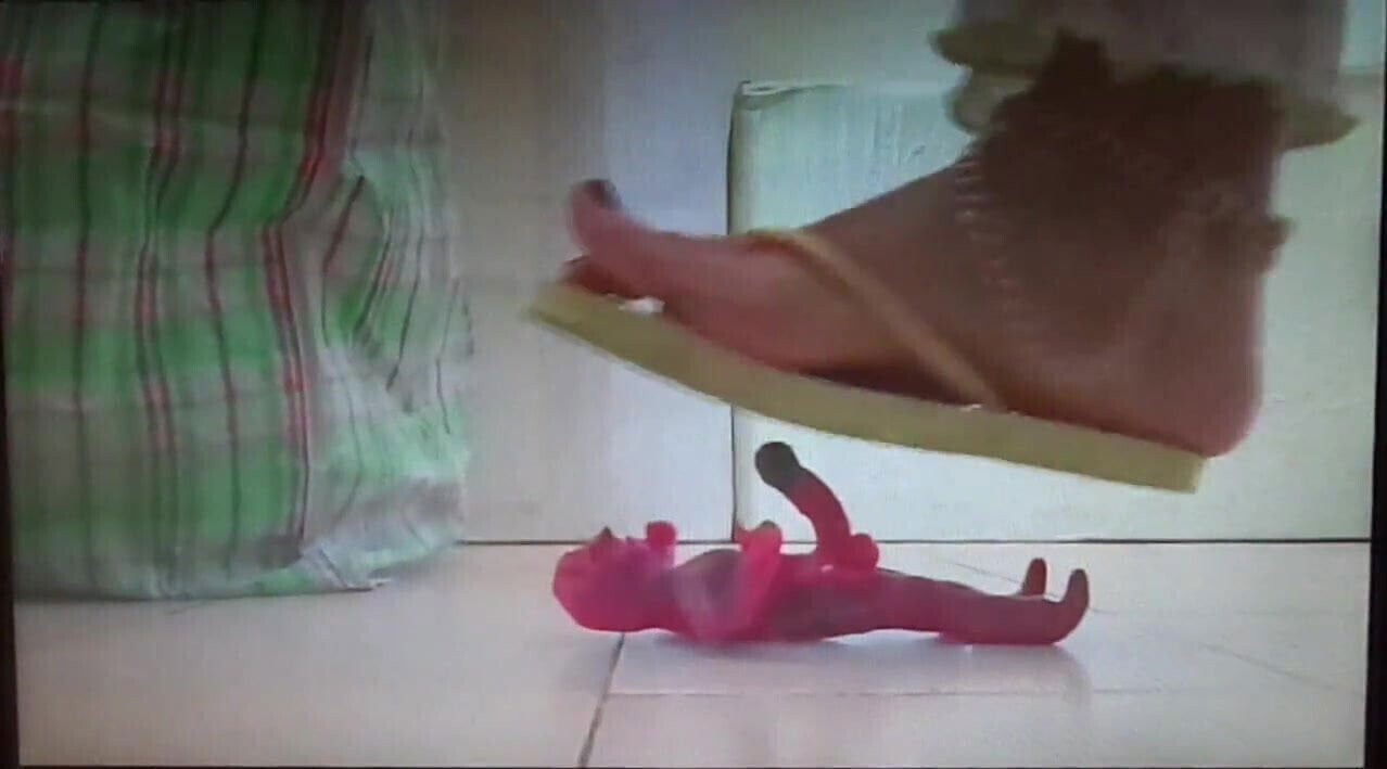 Big Cock Zombie Trample footjob and Crushed