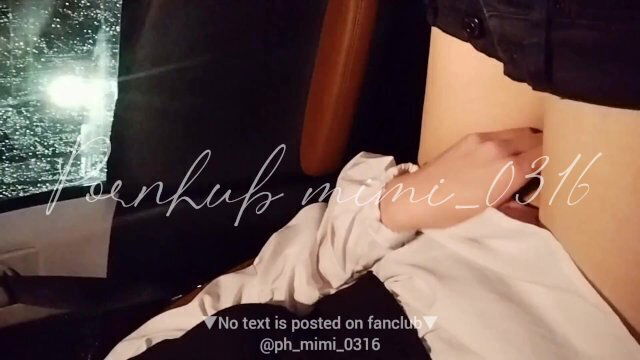 【音量注意】家まで我慢出来ず、車内でオナっちゃいました。。