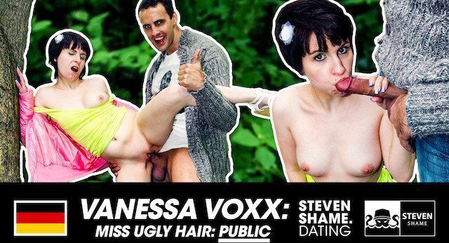 PETITE MILF!! swallowed PARK: VANESSA VOXX StevenShameDating