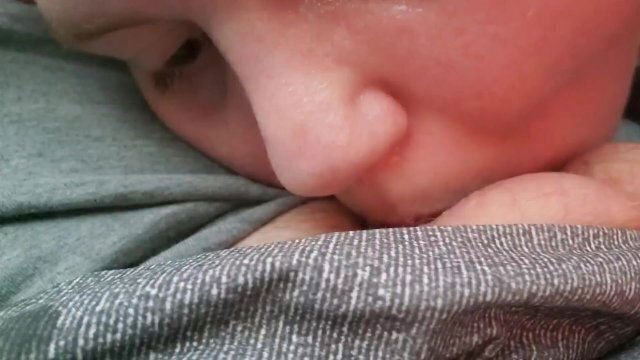 Redhead BBW Gives Roadhead