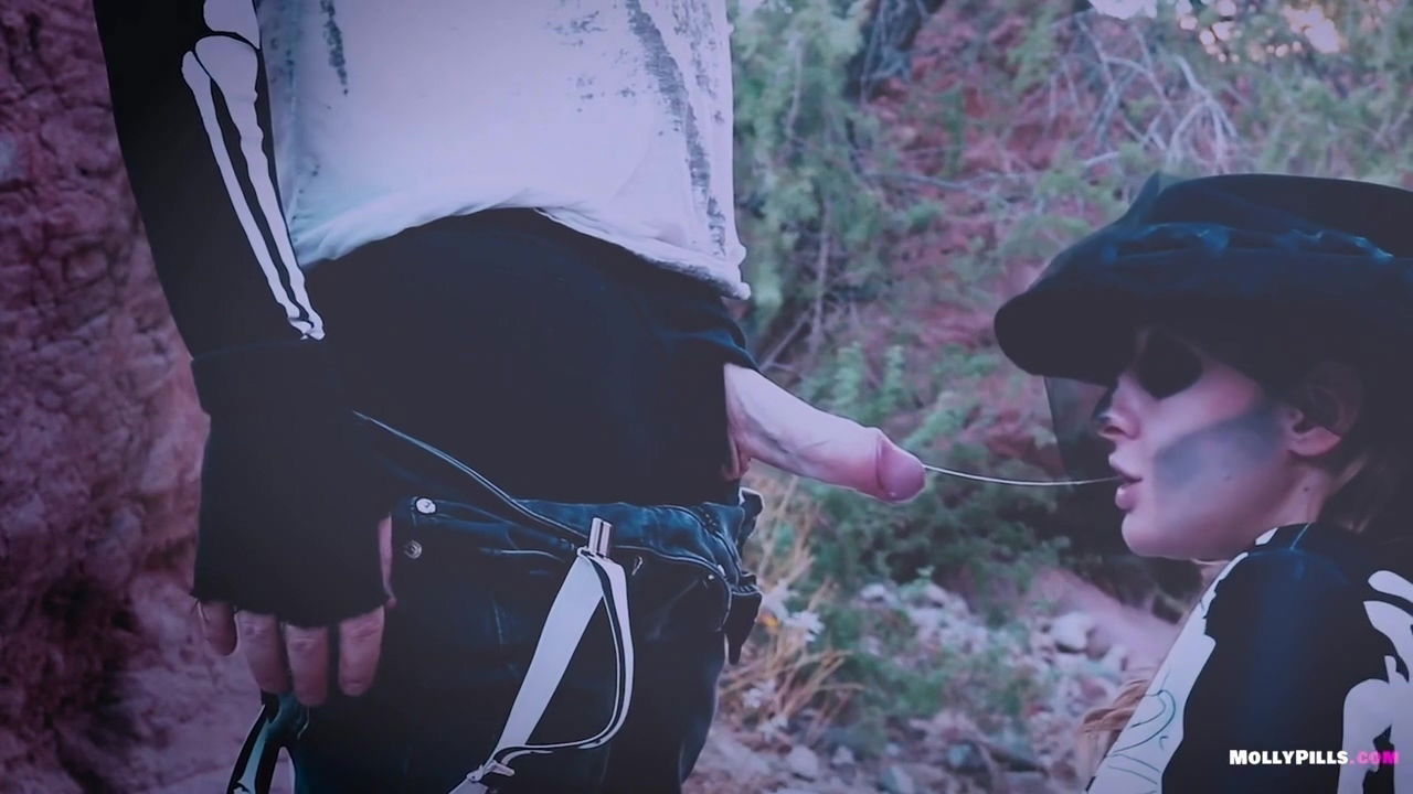 Molly Pills Pleasure-seeking Nymph Halloween Scene