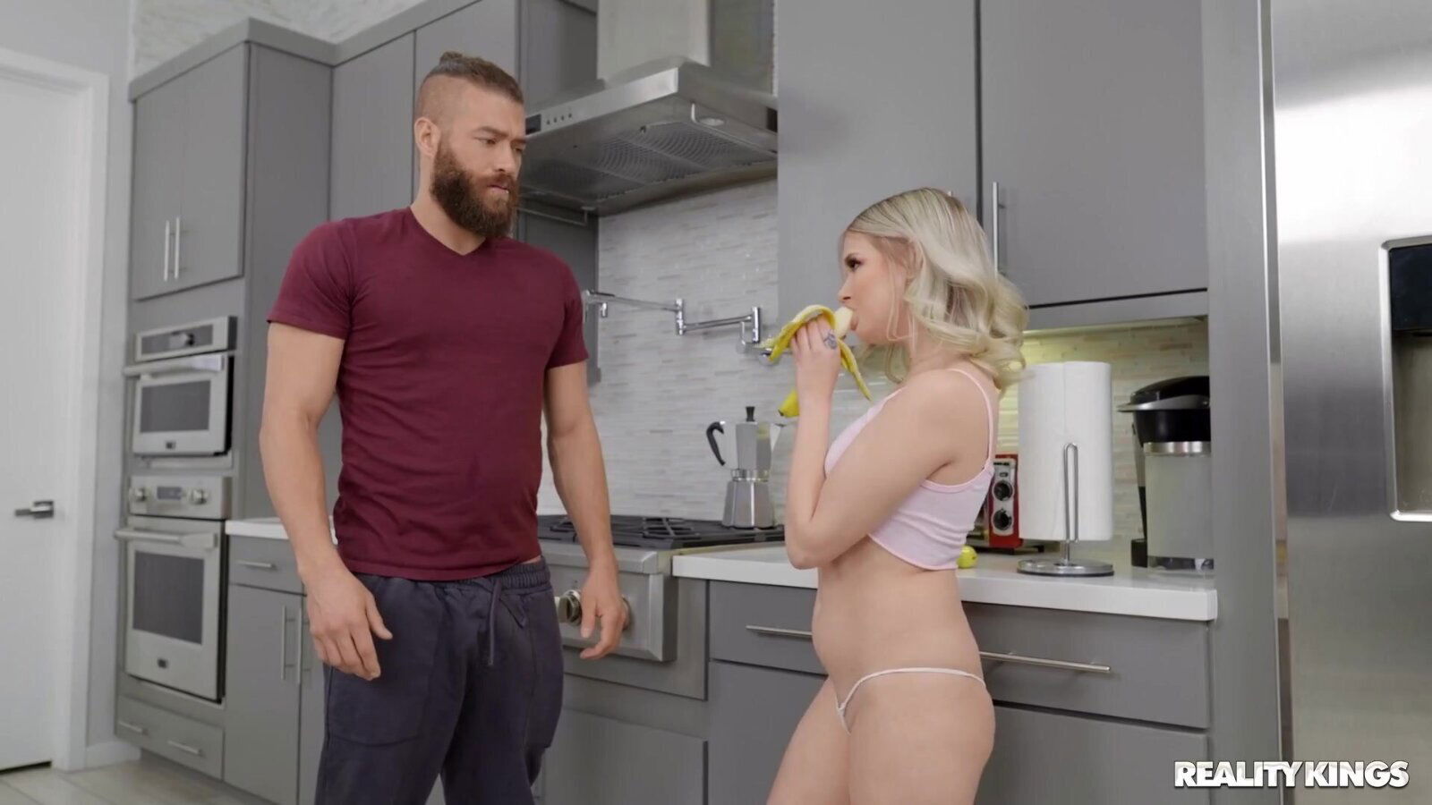 Tiny naughty girl Lovelock wants throbbing jumbo dick