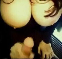 Cum on my girlfriend's tits