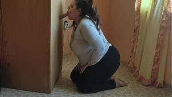 My Husband Know That i Love Those Gifts- Wife Sucking Stranger Cock from Box