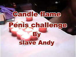 Penis Candle Flame Challenge: Challenger Andy