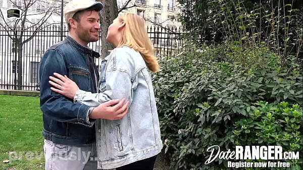 First Time DATE! Hairy French lucky fuck Ass: LUCY HEART- DATERANGER.com