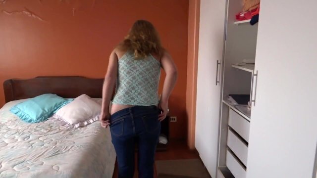 beautiful wife shows very excited before being fucked young lovers, cuckold husband