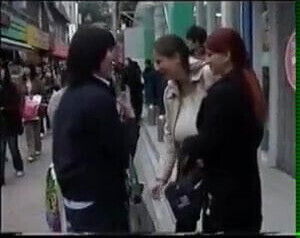 Super busty brunette.