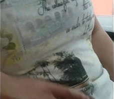 Risky Blowob Flashing Boobs