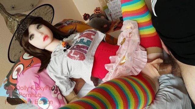 Realdoll Fuck Susumi Halloween Kawaii Bitch Witch Cowngirl Monster Lips Pussy Creampie POV.