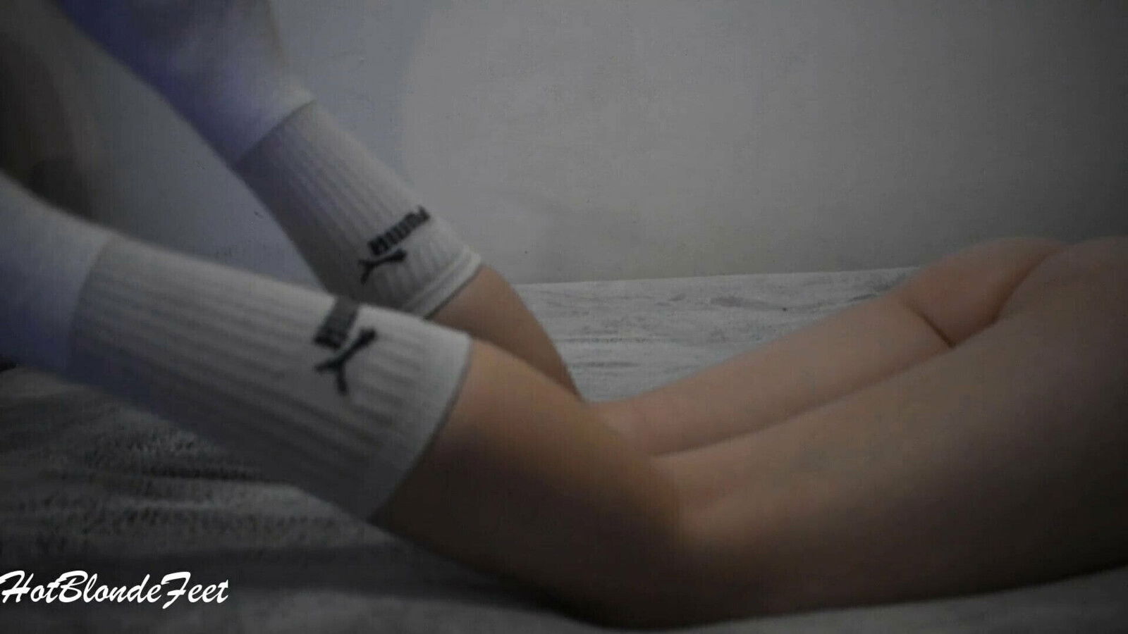 Sexy Blonde Long Socks, Need Miley Grey