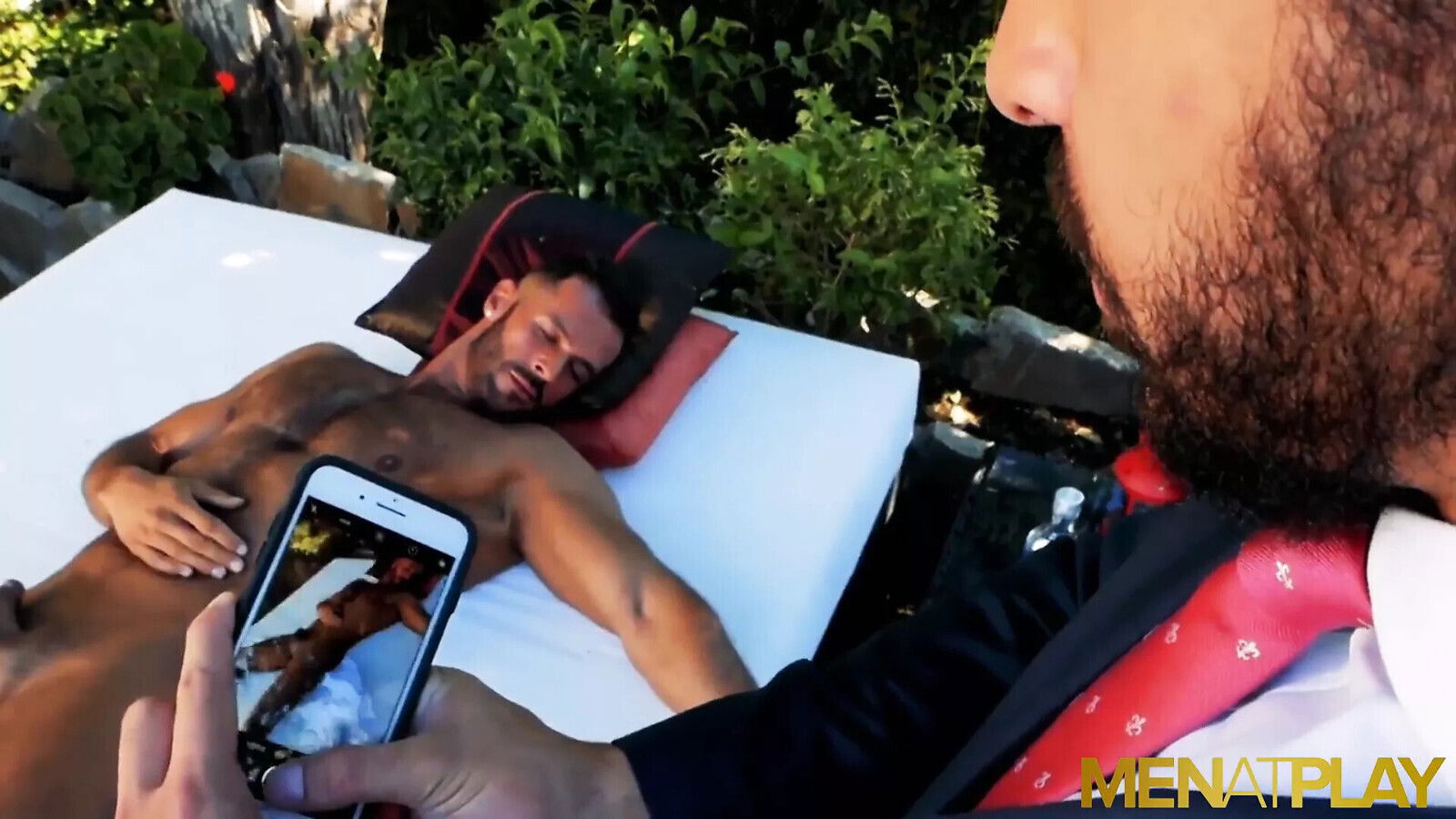 MENATPLAY Hunky Latino Denis Vega Breeds Seth Santoro