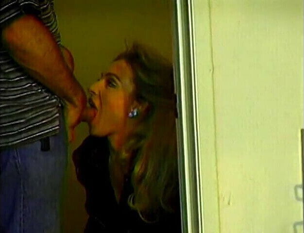 Lovely blonde with shaved pussy gets facial after hard bang