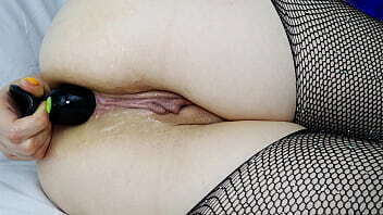 Wife Prepares Hole Wedding Night With Dick Husband, Preparing With Butt Plug