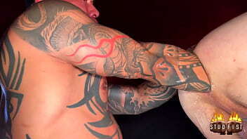 Damian Dragon Hardcore Elbow Deep Fucks Nate Grimes Studfist