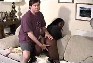 young black girl with white bloke