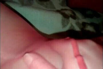 Mastubating pantyhose