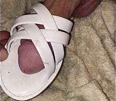 playing with some sexy sandals