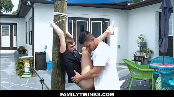 Tied Teen Nephew Uncle Thirio, Johnny Hunter
