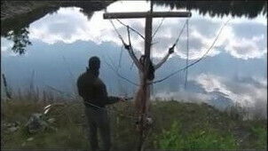 crucified at the lakeside 1 of 2