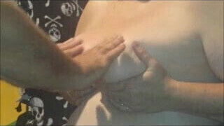 Flogging Candy's Boobies 