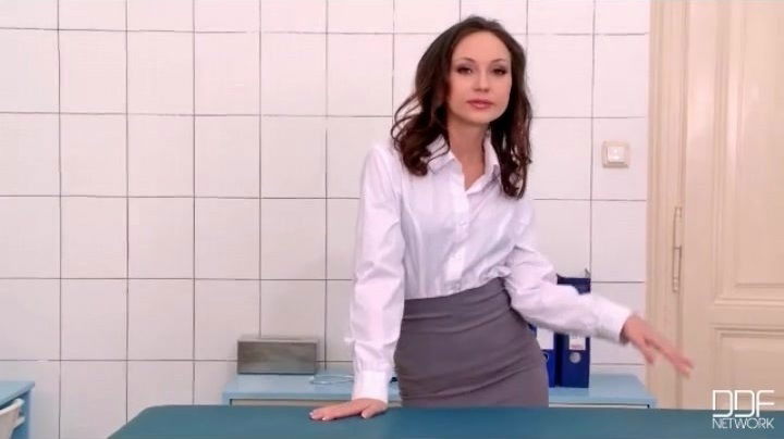 Tight skirt blouse look Nataly
