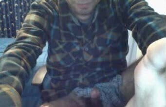 Straight guys feet on webcam #110