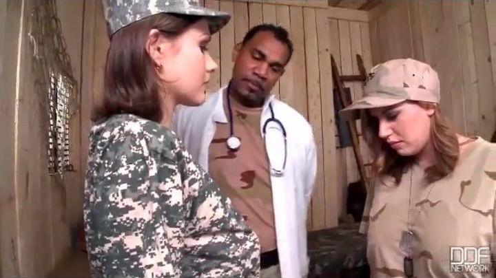 Military girls eaten naughty threesome porn