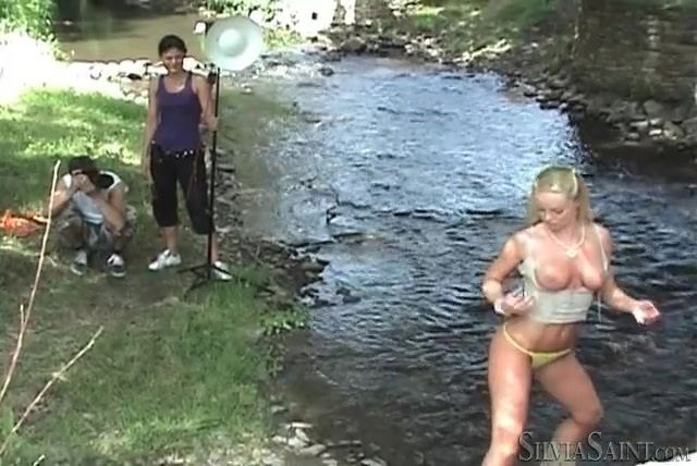 Naked Silvia Saint farm