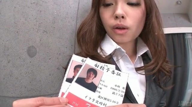 Stewardess enjoys fondling sexy body